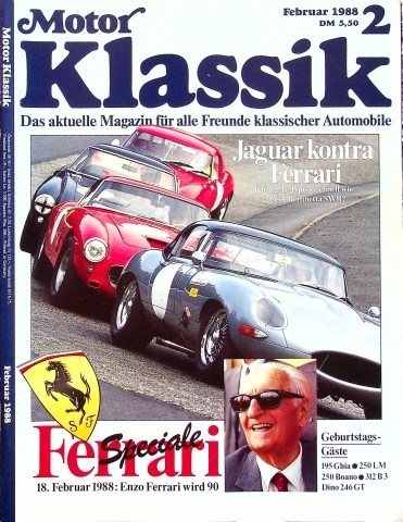 Deckblatt Motor Klassik (02/1988)